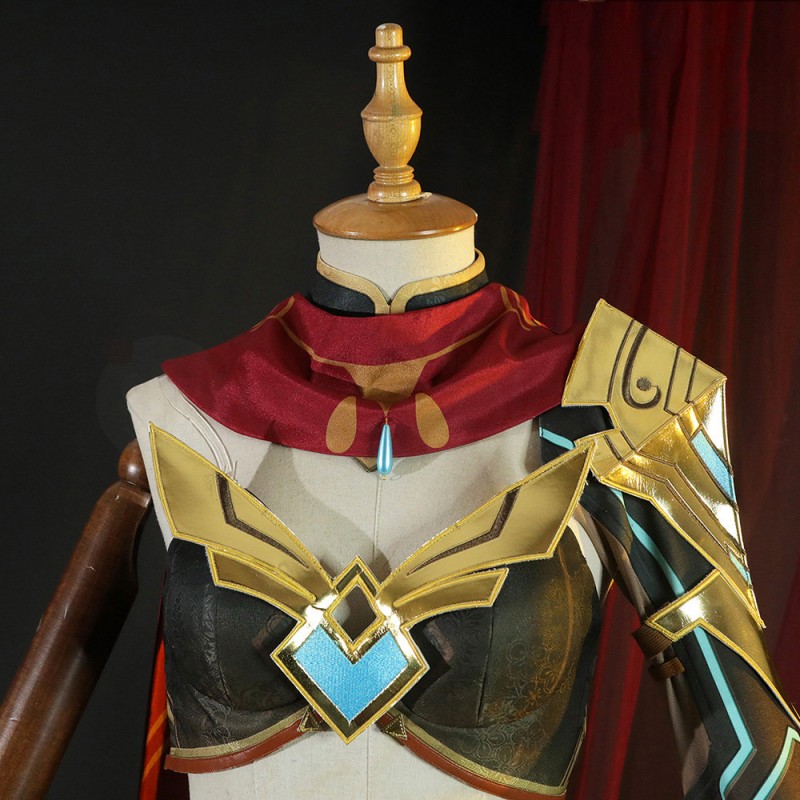 Genshin Impact Gilded Brigade Spiritwind Hunter Cosplay Costumes