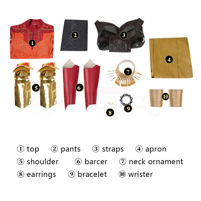 Black Panther Wakanda Forever Dora Milaje Okoye Cosplay Suit