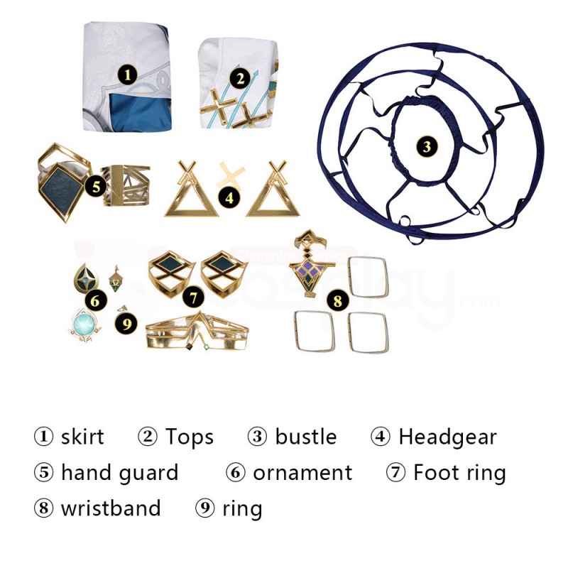 Genshin Impact Faruzan Cosplay Costumes