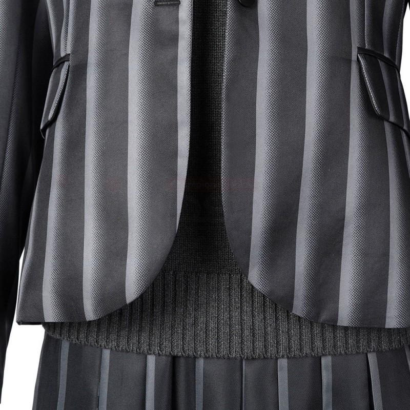 Wednesday Addams Cosplay Costumes The Addams School Uniform