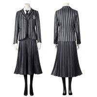 Wednesday Addams Cosplay Costumes The Addams School Uniform