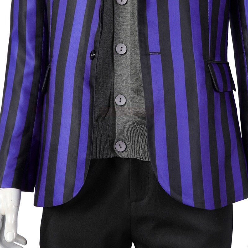 Boys Academy Uniform Wednesday Addams Cosplay Costumes
