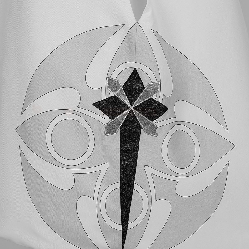Genshin Impact Fatui Pierro The Jester Cosplay Costume Dottore Suit