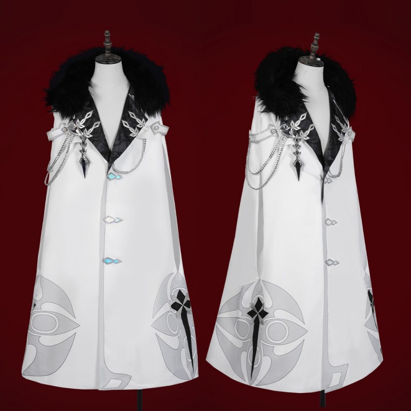 Genshin Impact Fatui Il Capitano Cosplay Costumes The Captain Suit