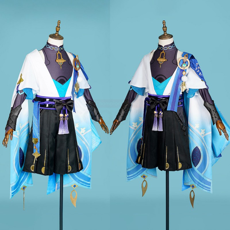 Balladeer Costumes Genshin Impact Wanderer Kunikuzushi Cosplay Suit