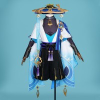 Balladeer Costumes Genshin Impact Wanderer Kunikuzushi Cosplay Suit