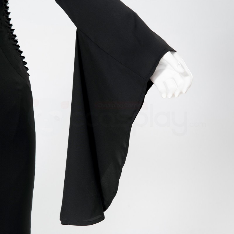 Morticia Addams Black Dress The Addams Family Cosplay Costumes
