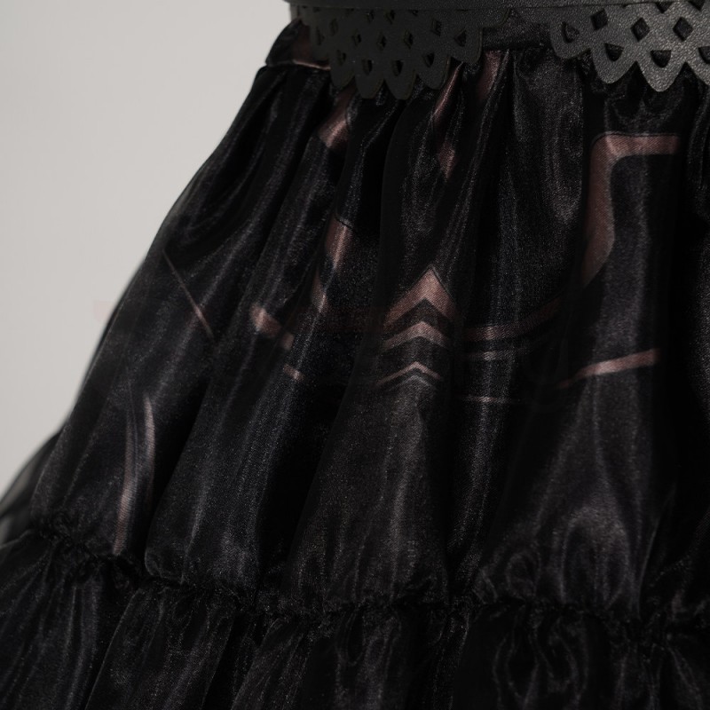 The Addams Family Black Dress Wednesday Addams Cosplay Costumes
