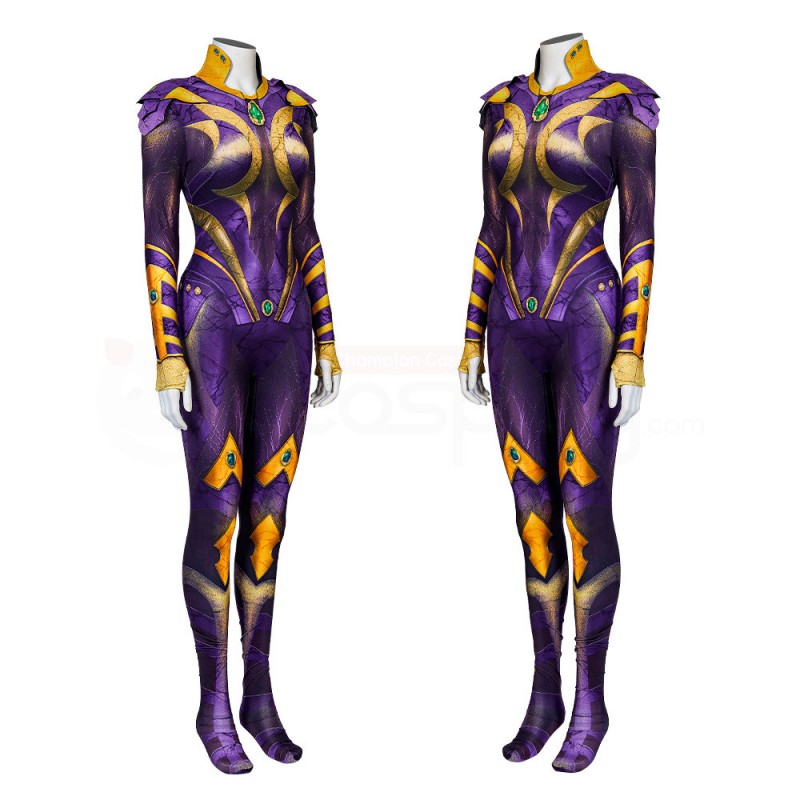 Princess Koriandr Cosplay Costume Purple Jumpsuit
