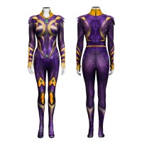 Princess Koriandr Cosplay Costume Purple Jumpsuit