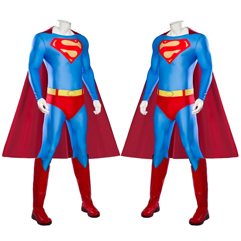 1978 Clark Kent Cosplay Costumes Jeff East Suit