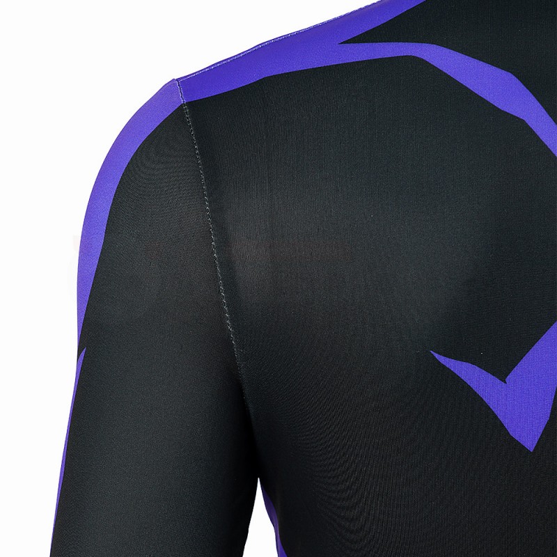 Detective Conan The Culprit Hanzawa Black Cosplay Costumes