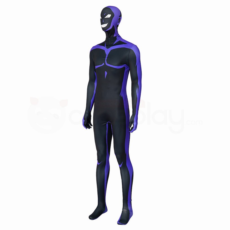 Detective Conan The Culprit Hanzawa Black Cosplay Costumes