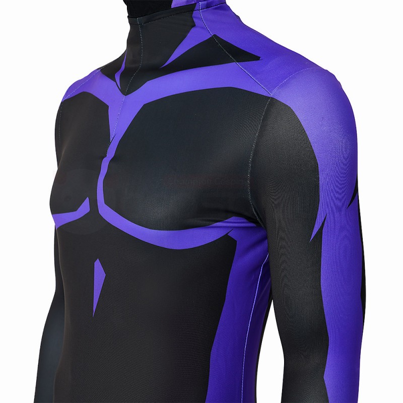 Detective Conan The Culprit Hanzawa Black Cosplay Costumes