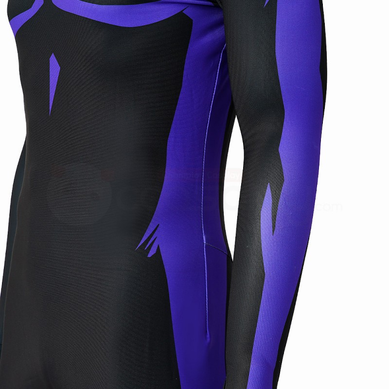 Detective Conan The Culprit Hanzawa Black Cosplay Costumes