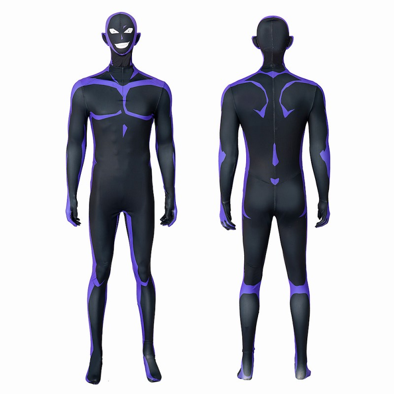 Detective Conan The Culprit Hanzawa Black Cosplay Costumes