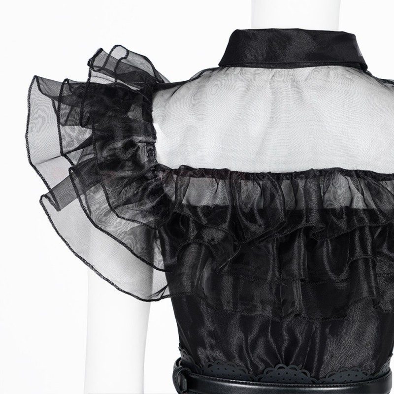 Wednesday Addams Cosplay Costumes The Addams Family Prom Dress