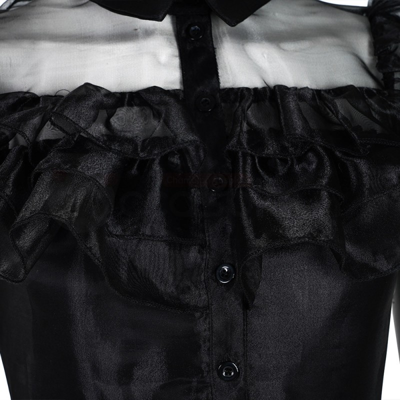 Wednesday Addams Cosplay Costumes The Addams Family Prom Dress