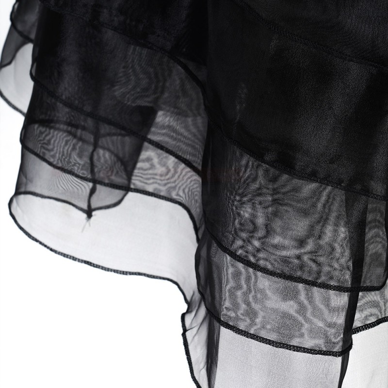 Wednesday Addams Cosplay Costumes The Addams Family Prom Dress