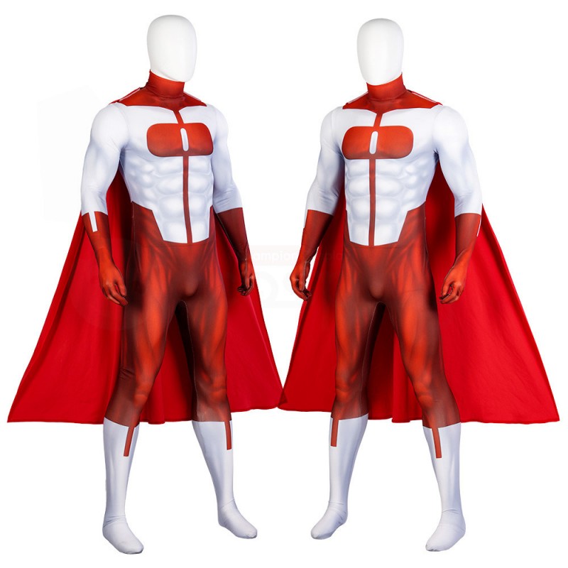 Omni-Man Cosplay Costumes Nolan Grayson Jumpsuit