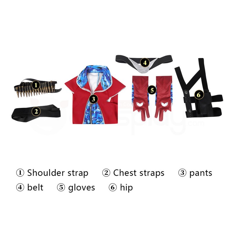 The Boys Season 4 Cosplay Costumes Firecracker Halloween Suit