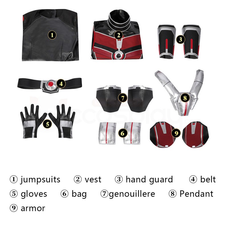 Ant-Man and the Wasp Quantumania Scott Lang Ant-Man Cosplay Costumes