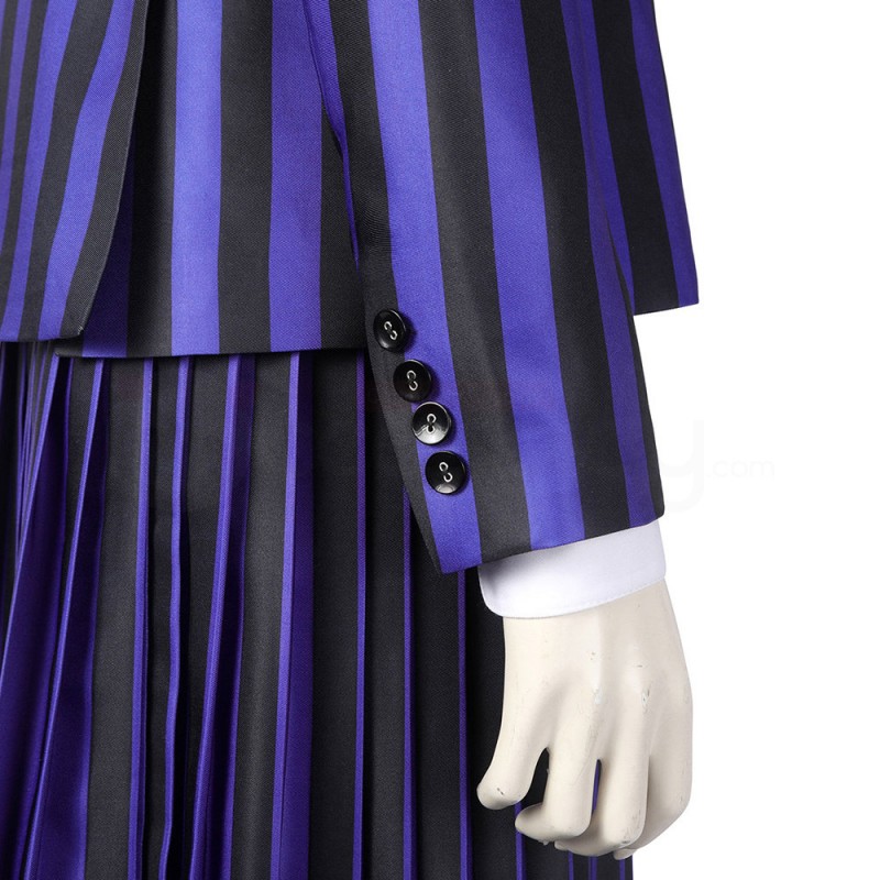 Wednesday The Addams Family Nevermore Academy Uniform Enid Sinclair Bianca Barclay Cosplay Costumes