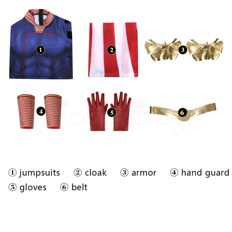 The Homelander Cosplay Costumes The Boys Season 3 Halloween Suit
