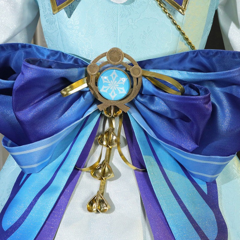 Kamisato Ayaka Springbloom Missive Cosplay Costume Costumes Genshin Impact Cosplay Suit