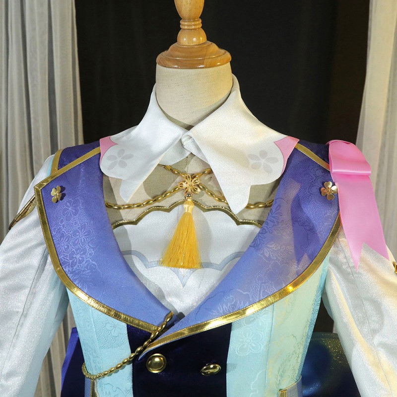 Kamisato Ayaka Springbloom Missive Cosplay Costume Costumes Genshin Impact Cosplay Suit