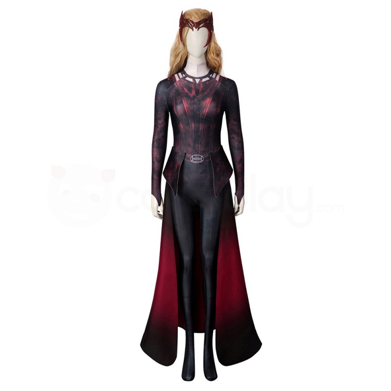 Wanda Maximoff Jumpsuit Doctor Strange in the Multiverse of Madness Scarlet Witch Cosplay Costumes