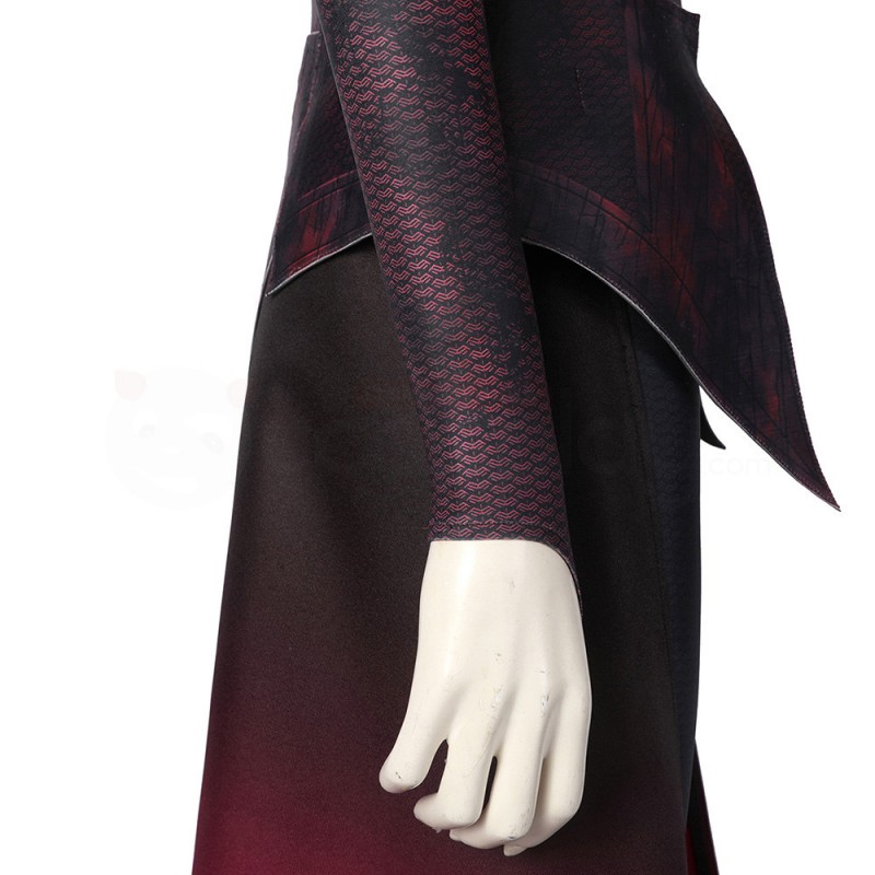 Wanda Maximoff Jumpsuit Doctor Strange in the Multiverse of Madness Scarlet Witch Cosplay Costumes