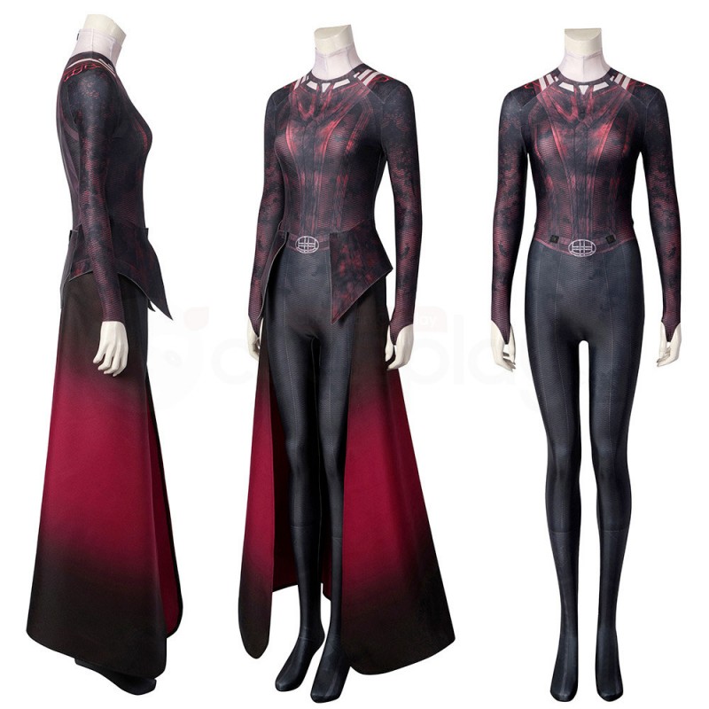 Wanda Maximoff Jumpsuit Doctor Strange in the Multiverse of Madness Scarlet Witch Cosplay Costumes