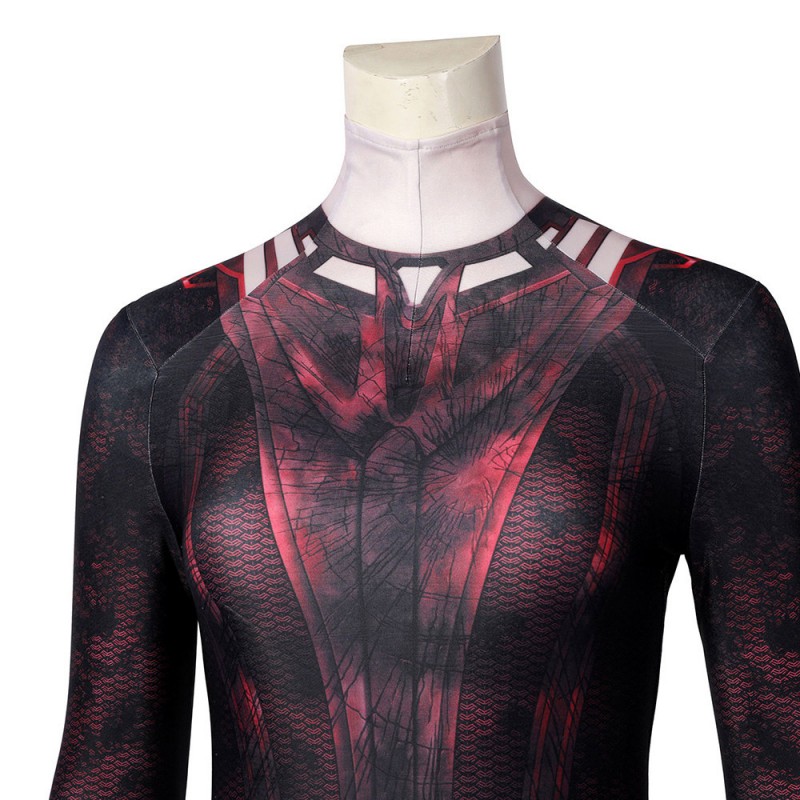 Wanda Maximoff Jumpsuit Doctor Strange in the Multiverse of Madness Scarlet Witch Cosplay Costumes