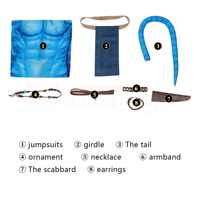 Avatar 2 The Way of Water Loak Cosplay Costumes