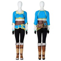 Princess Zelda Costumes The Legend Of Zelda Breath Of The Wild Cosplay Suit