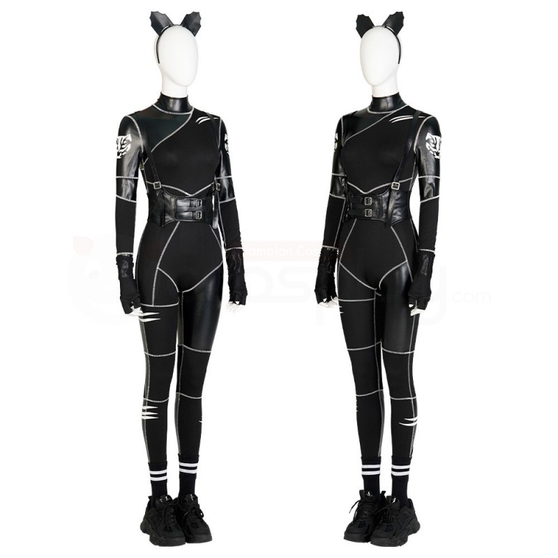 Wednesday Addams Black Jumpsuit The Addams Family Cosplay Costumes