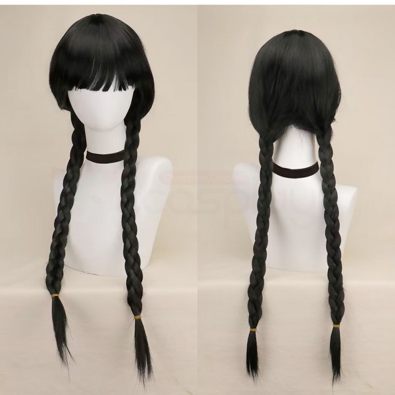 Wednesday Addams Black Jumpsuit The Addams Family Cosplay Costumes