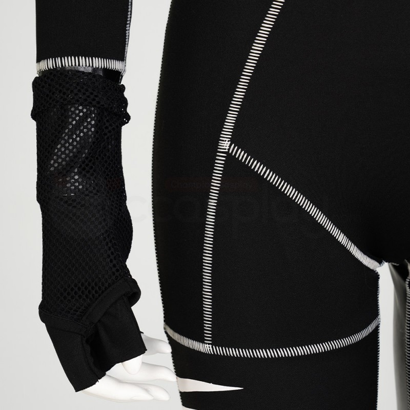 Wednesday Addams Black Jumpsuit The Addams Family Cosplay Costumes