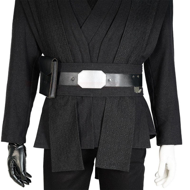 Star Wars The Mandalorian Luke Skywalker Black Cosplay Costumes