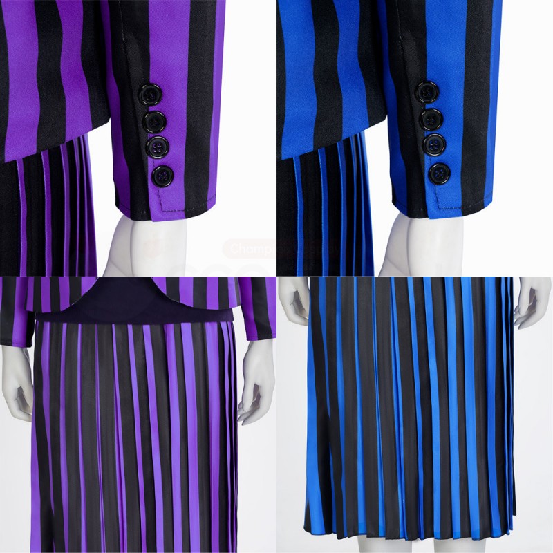 Wednesday Addams Nevermore Academy Girls Uniform Cosplay Costumes