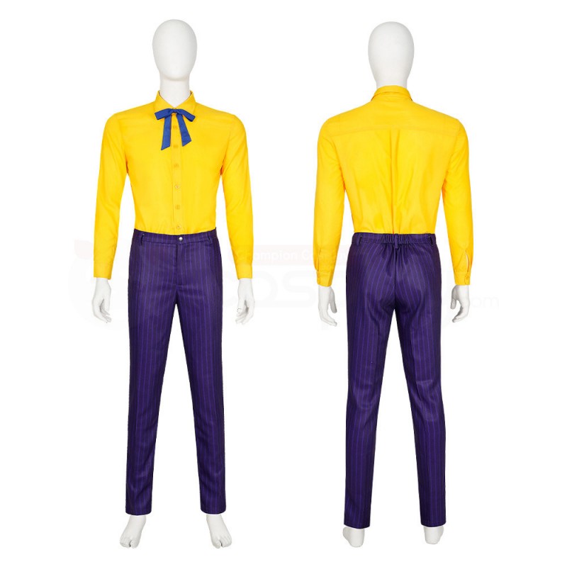 Prince of Crime 1992 Jack Napier BT Comic Cosplay Costumes Purple Suit