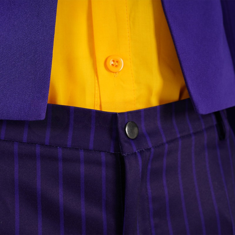Prince of Crime 1992 Jack Napier BT Comic Cosplay Costumes Purple Suit