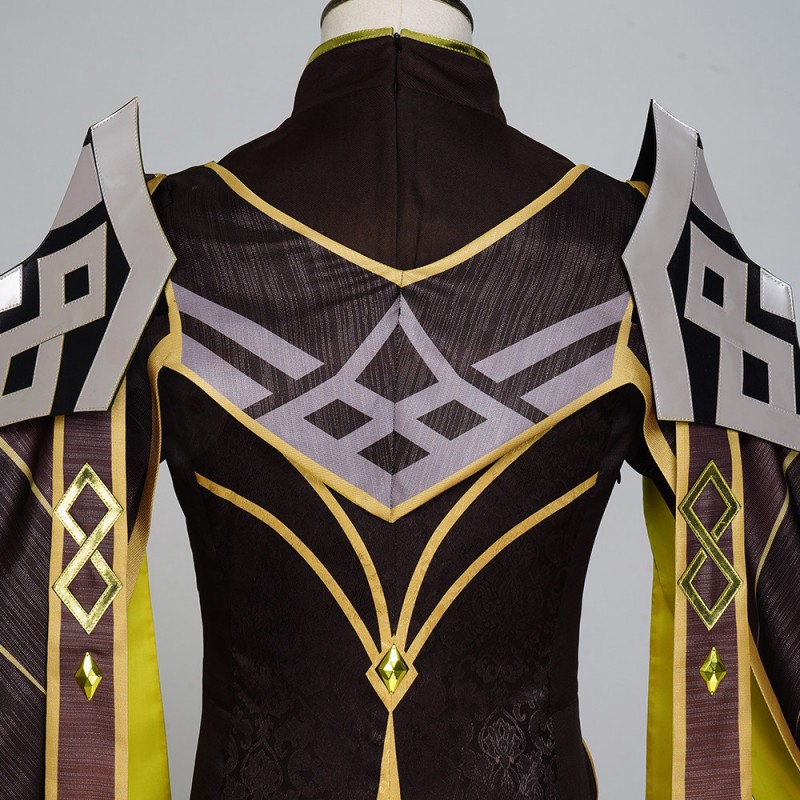 Zhongli Cosplay Costumes Genshin Impact Halloween Suit