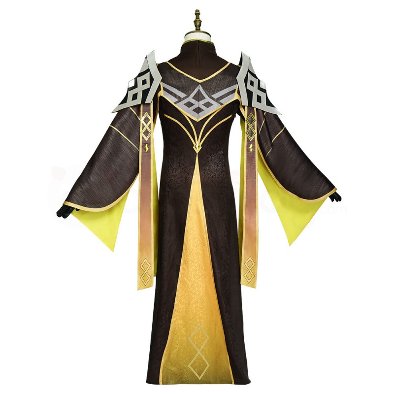 Zhongli Cosplay Costumes Genshin Impact Halloween Suit