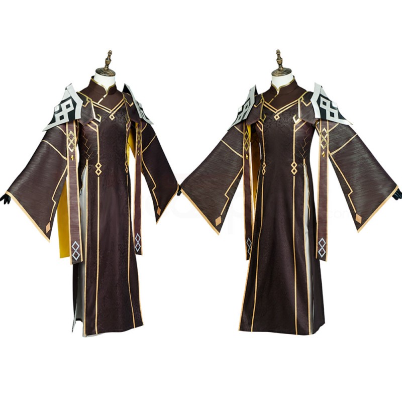 Zhongli Cosplay Costumes Genshin Impact Halloween Suit