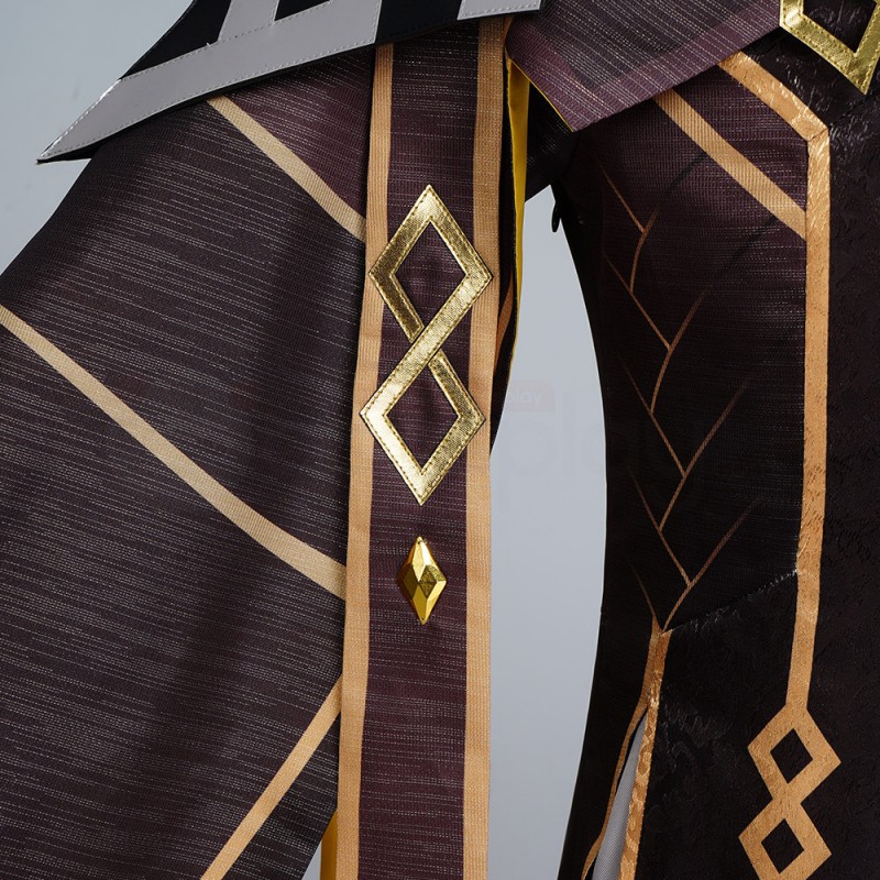 Zhongli Cosplay Costumes Genshin Impact Halloween Suit