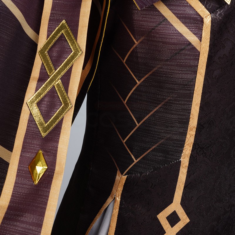 Zhongli Cosplay Costumes Genshin Impact Halloween Suit