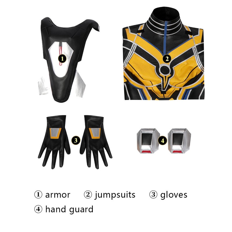 Ant-Man and the Wasp Quantumania 2023 Hope van Dyne Wasp Cosplay Costumes