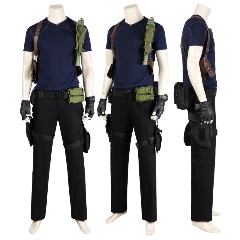 Resident Evil 4 Remake Cosplay Costumes Leon S Kennedy Suit